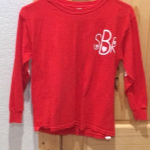 VALENTINES LONG SLEEVE SHIRT GIRLS SIZE -M-
